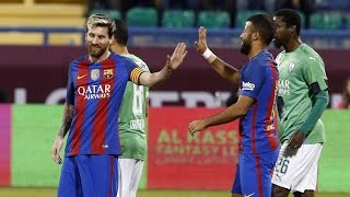 HIGHLIGHTS Friendly in Qatar AlAhly  FC Barcelona 35 [upl. by Mloc]