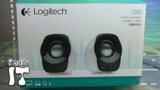 Logitech 로지텍 2채널 스피커 Z120 USB전원의 스테레오 speakers 구입 리뷰 [upl. by Enner648]