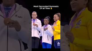 Thats a lot of Medals 🤯 gymnastics wag simonebiles medal top3 [upl. by Aliber]