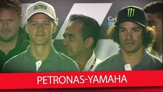 Petronas Yamaha Neues Team vorgestellt  MotoGP 2018 News [upl. by Ekyt]