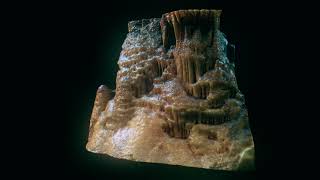 Stalactites Stalagmites Pillar 3D Scanned Asset [upl. by Harlie]