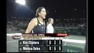 Miami 2002 14 Finale  Seles vs Clijsters Highlights [upl. by Nidroj396]