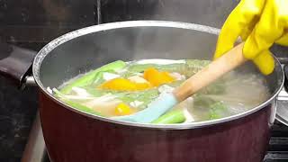 Sinigang na baboy na may kamote mamaslovechannel [upl. by Aynotak]