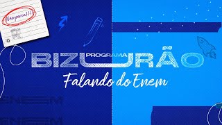 BIZURÃO “Falando do Enem” Programa de ESTREIA [upl. by Llerihs]