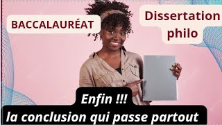 Dissertation en philo  la conclusion qui passe partout [upl. by Sira330]