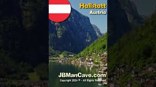 HALLSTATT AUSTRIA 4K Aerial View JBManCavecom Shorts [upl. by Aliban]