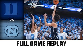 Duke vs North Carolina Full Game Replay  202324 ACC Men’s Basketball [upl. by Joyce281]