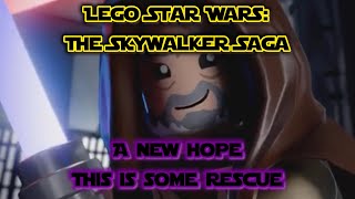 LEGO Star Wars The Skywalker Saga  A New Hope Ep IV This Is Some Rescue Level 4 [upl. by Saval310]