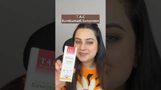 TAC KUMKUMADI SUNSCREEN REVIEW ☀️ [upl. by Mccutcheon]