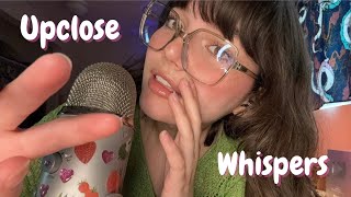 ASMR  Talking You To Sleep Breathy amp Clicky Whispers Fast Mouth Sounds Hand Sounds 40 MINUTES [upl. by Bertrando]