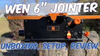 WEN JT630H 6quot Tabletop Jointer Unboxing Assembly Review  WEN 6 Inch Jointer  Woodworking Jointer [upl. by Plumbo]