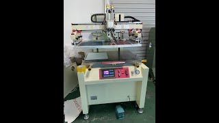 5070 high precision vertical flat screen printing machine [upl. by Liamaj]