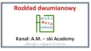 Rozkład dwumianowy  program Statistica [upl. by Lekym690]