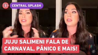 Juju Salimeni confessa estar enferrujada pra carnaval Falta fôlego [upl. by Garges]