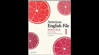 American English File 1 Listening CD 1 Track 21 25 [upl. by Nosnirb]