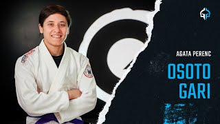 Agata Perenc  Rzuty z Judo z wykorzystaniem w BJJ Osoto Gari [upl. by Naujahs]