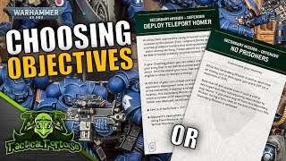 Tips amp Tricks for Choosing amp Scoring Secondary Objectives in 10th Ed 40k  Warhammer 40k Tactics [upl. by Stesha]