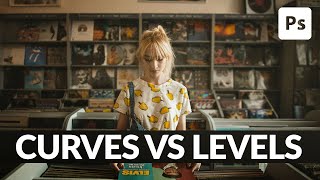 Curves vs Levels in Photoshop Learn The Difference [upl. by Arocahs]