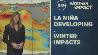 Tracking a developing La Niña Californias winter weather impacts [upl. by Zephaniah]