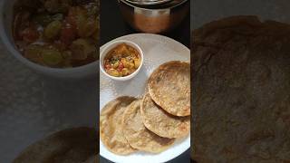 Hare toor ke dane ki kachori with bhate ki sabji food recipe shorts kachori trending [upl. by Waylen]