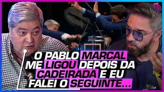 DATENA REVELA ao vivo os BASTIDORES da CADEIRADA em PABLO MARÇAL [upl. by Aiekat]