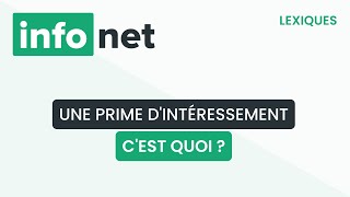 Une prime dintéressement cest quoi  définition aide lexique tuto explication [upl. by Sharp]