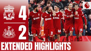 Reds Dominate on New Years Day Liverpool 42 Newcastle  Extended Highlights [upl. by Omor413]