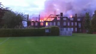 Fire at Felsted School [upl. by Spooner]