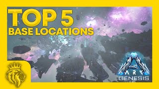 Top 5 PVP BASE LOCATIONS On GENESIS  ARK Survival Evolved [upl. by Aicirtap]