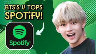 BTS Vs Solo Song Tops Spotify [upl. by Herrah]