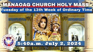 CATHOLIC MASS OUR LADY OF MANAOAG CHURCH LIVE MASS TODAY Jul 2 2024 540am Holy Rosary [upl. by Annamarie]