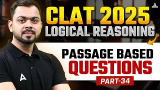 Logical Reasoning Passage on Your Tips For CLAT 2025  CLAT 2025 Logical Reasoning Preparation 34 [upl. by Amilas]