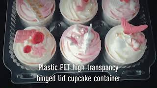 amazon best sales 6 pack cupcake container cupcake holder USA cupcakecontainers cupcakeholders [upl. by Haidedej]