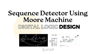 Sequence Detector Using Moore Machine Example [upl. by Nattie15]