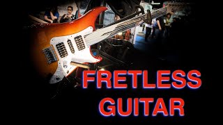 Fretless Guitar Improvisation  Vigier Excalibur Surfreter Model [upl. by Barr]