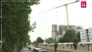 Painstaking organ repair starts at Paris NotreDame cathedral [upl. by Lindell]