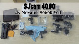 Мини обзор SJ Cam 4000 Plus 2K Novatek 96660 WiFi Car DVR Sports Camera [upl. by Julie829]