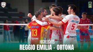 HIGHLIGHTS  12 ROUND 1 HALF  Reggio Emilia vs Ortona [upl. by Aeneus]