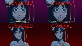 Bleach TYBW Episode 22 Censored Version VS Original version [upl. by Jakob]