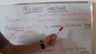 Malagasy Language 101 Lesson 2 quotMalagasy Greetingsquot [upl. by Hagen624]