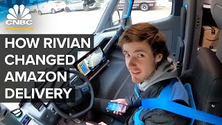 What It’s Like To Deliver For Amazon In New Rivian Vans [upl. by Tlok726]