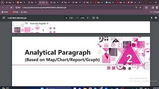 Analytical Paragraph Class 10 Examples  Map  Chart  Graph Cue s [upl. by Evangelin]