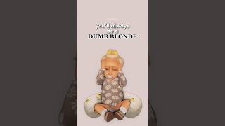 dumb blonde trend 🤍  sims4 shorts thesims4 ts4 thesims gaming [upl. by Oirevas]