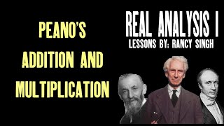 Peanos Addition and Multiplication Examples Real Analysis [upl. by Idnahk]