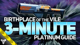 BIRTHPLACE of the VILE FARM  3Minute Grandmaster  Loaded Question Guide destiny2 [upl. by Notle738]