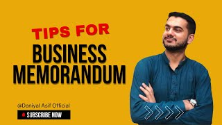 Mastering the Business Memorandum  How to Write Effective Memos for Communication Success [upl. by Nerrej]