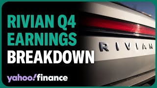 Rivian Q4 earnings production and profit forecast misses Wall Street expectations [upl. by Dnalwor]