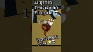 AVERAGE ROBOWLING EXPERIENCE funny meme roblox relatable bowling fail [upl. by Nedia]