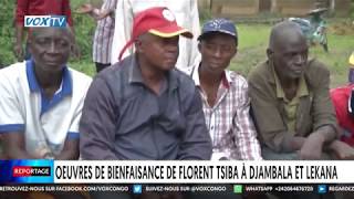 Œuvres de bienfaisance de Florent Tsiba à Djambala et Lekana [upl. by Zared]