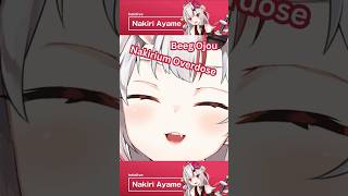 A Dose of Nakirium 百鬼あやめch vtuber jpvtuber hololive hololiveJP nakiriayame nakirium [upl. by Eetsud892]